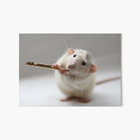 The flute Art Board Print