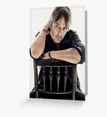 keith urban tour 2016 caturwhite tiga 3 Greeting Card