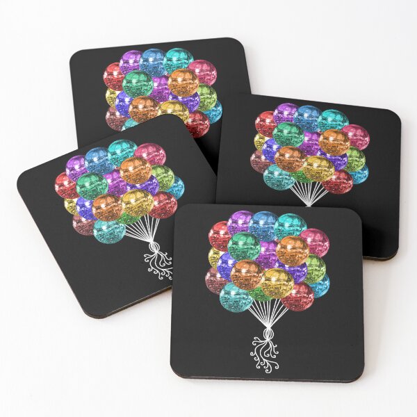 Item preview, 70's Multicolor Disco Ball Balloon Bunch designed and sold by Deborah Camp.