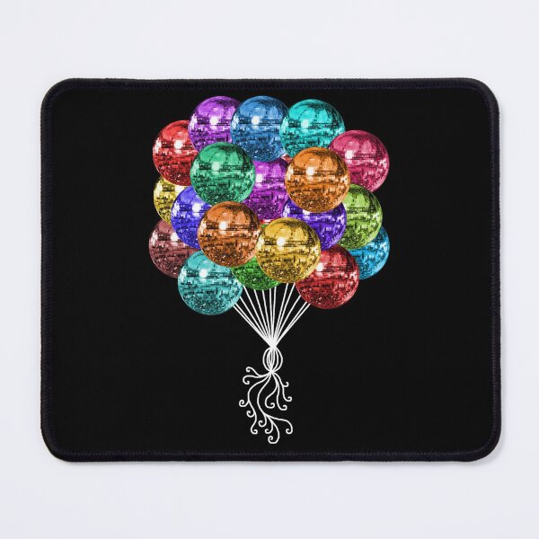 Item preview, 70's Multicolor Disco Ball Balloon Bunch designed and sold by Deborah Camp.