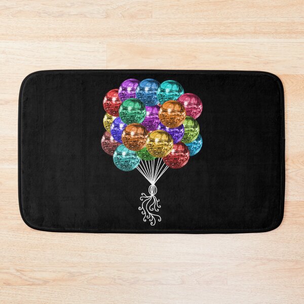 Item preview, 70's Multicolor Disco Ball Balloon Bunch designed and sold by Deborah Camp.