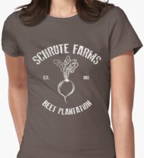 Schrute Beet Plantation Women's Fitted T-Shirt