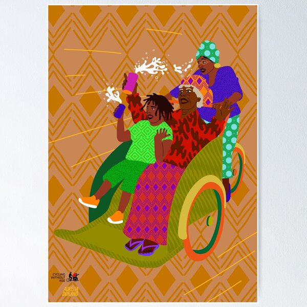 Africa by Cycling Without Age Poster