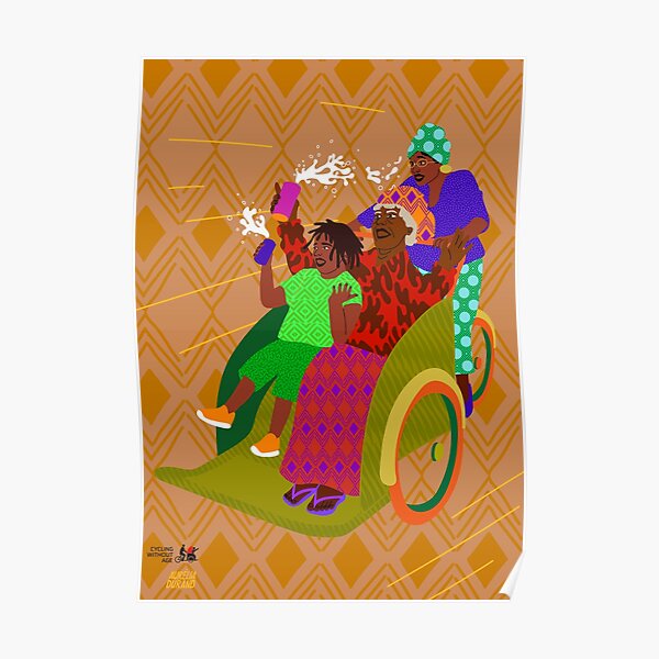Africa by Cycling Without Age Poster