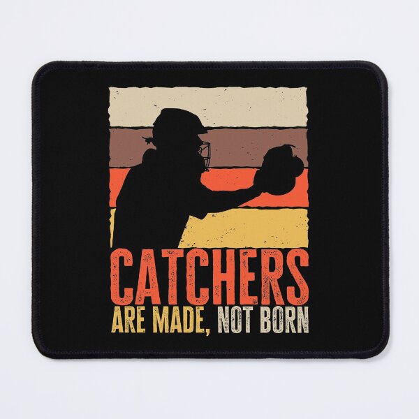 Item preview, Catchers Are Made, Not Born. Funny Retro Vintage Baseball Player, Gift for Catcher designed and sold by AS-Shirts.