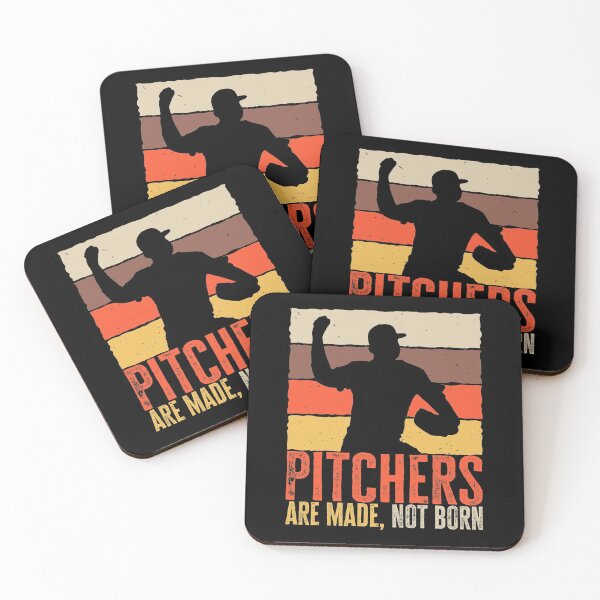 Item preview, Pitchers Are Made, Not Born. Funny Retro Vintage Baseball Player, Gift for Pitcher designed and sold by AS-Shirts.