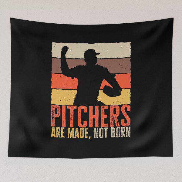 Artikelvorschau, Krüge werden gemacht, nicht geboren. Lustiger Retro Vintager Baseball-Spieler, Geschenk für Krug entworfen und verkauft von AS-Shirts.