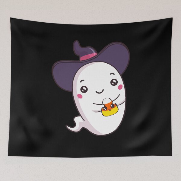 Item preview, Ghost Holding Candy Corn Cute Funny Halloween Costume designed and sold by Dressed For  Duty.