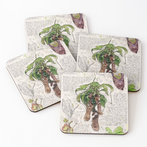 Item preview, Pitcher Plant Botanical Poster designed and sold by Elvenwings.