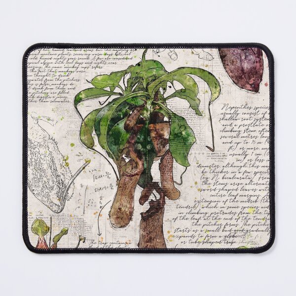 Item preview, Pitcher Plant Botanical Poster designed and sold by Elvenwings.
