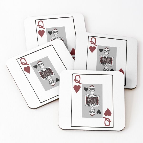 Item preview, Queen of Hearts Skull Card  designed and sold by lucaitlin17.