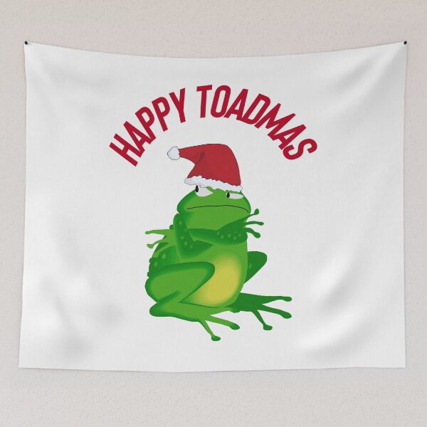Item preview, Happy toadmas. The Christmas frog.  designed and sold by Kidzx6.