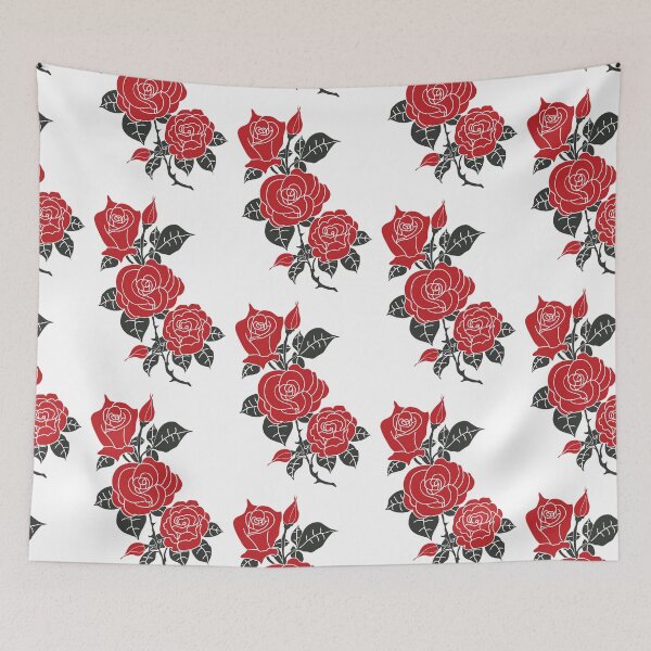 Item preview, Blooming Roses - Simple Design - Red and Black designed and sold by bunbun369.