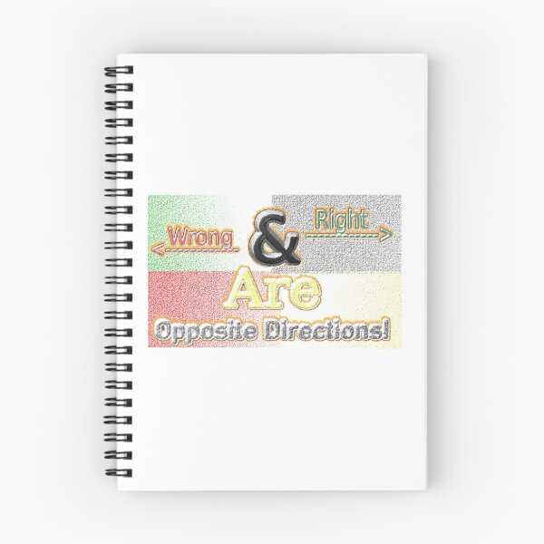 Item preview,  "Right And Wrong Directions". Buy Now designed and sold by Health And Fitness Posts e-Store.
