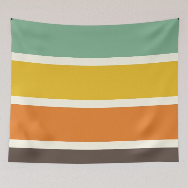Item preview, 70s Vintage Style Summer Retro Stripes designed and sold by ind3finite.