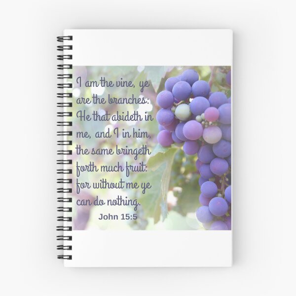 Item preview, John 15:5 KJV designed and sold by Caregiverology.