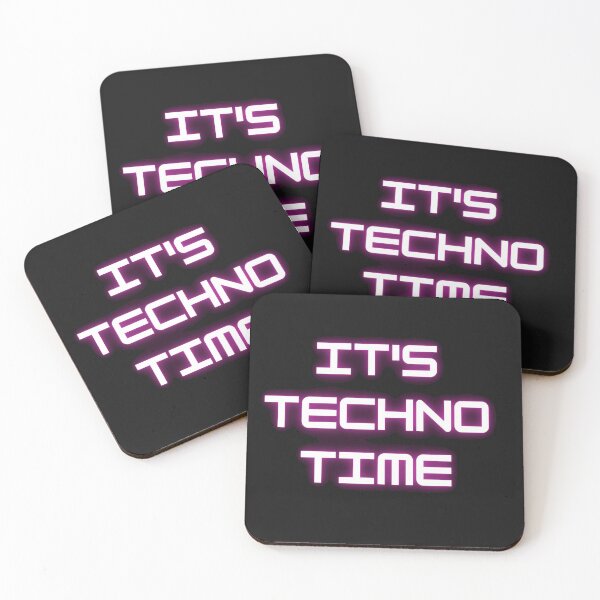 Item preview, it's techno time  designed and sold by Artycreative1.