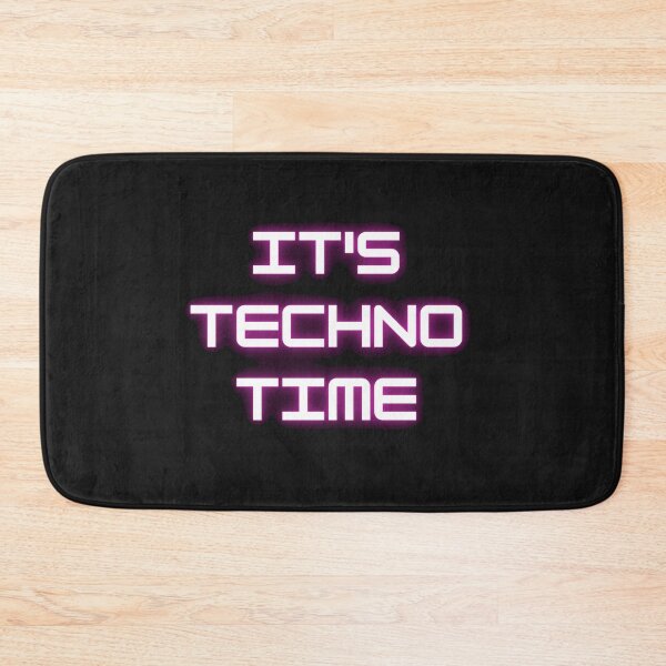 Item preview, it's techno time  designed and sold by Artycreative1.