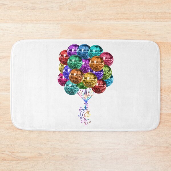 Item preview, Festive Funky Rainbow Disco Ball Balloons designed and sold by Deborah Camp.