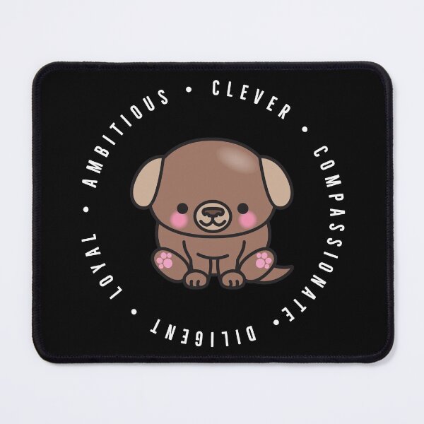 Item preview, cute chinese zodiac | year of the dog | personality traits | ambitious, clever, compassionate, diligent, loyal designed and sold by cocoCabot.