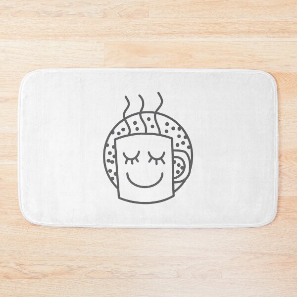 Item preview, Wireframe happy coffee mug designed and sold by jazzydevil.