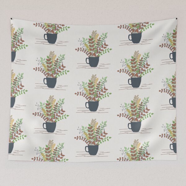 Item preview, "Coffee Mug and Autumn Branches" Still Life designed and sold by FrancesPoff.