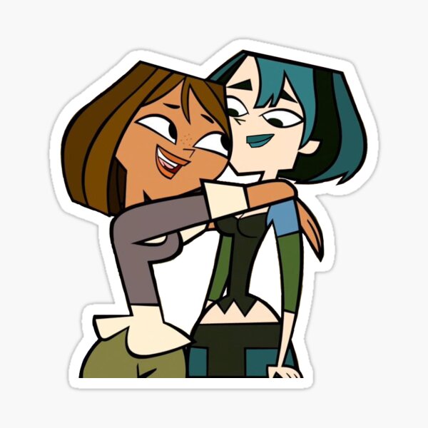 total drama - Total Drama Island Courtney Zoey Gwen J - Sticker