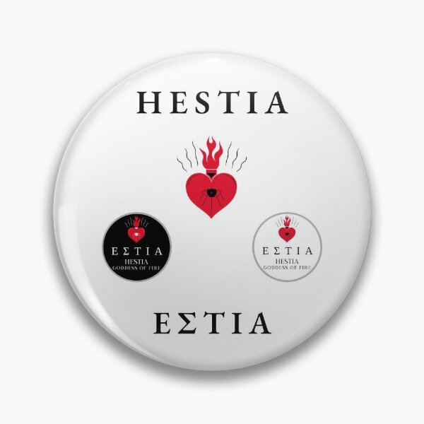 Item preview, Hestia Sticker Pack Greek Mythology Goddess of Fire Flame Heart  designed and sold by OnyxMoonDesigns.