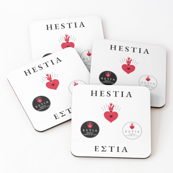 Item preview, Hestia Sticker Pack Greek Mythology Goddess of Fire Flame Heart  designed and sold by OnyxMoonDesigns.