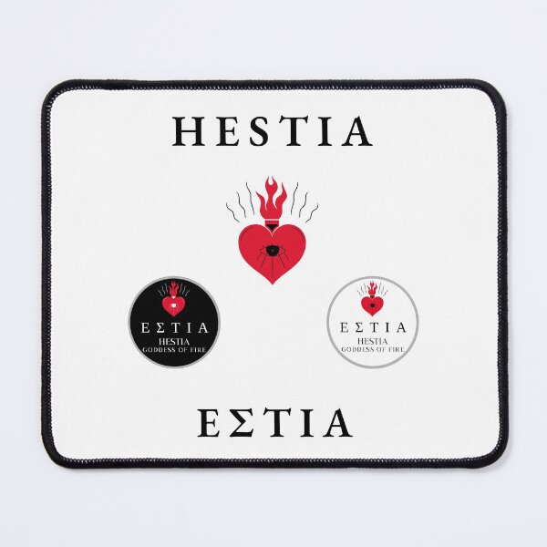 Item preview, Hestia Sticker Pack Greek Mythology Goddess of Fire Flame Heart  designed and sold by OnyxMoonDesigns.