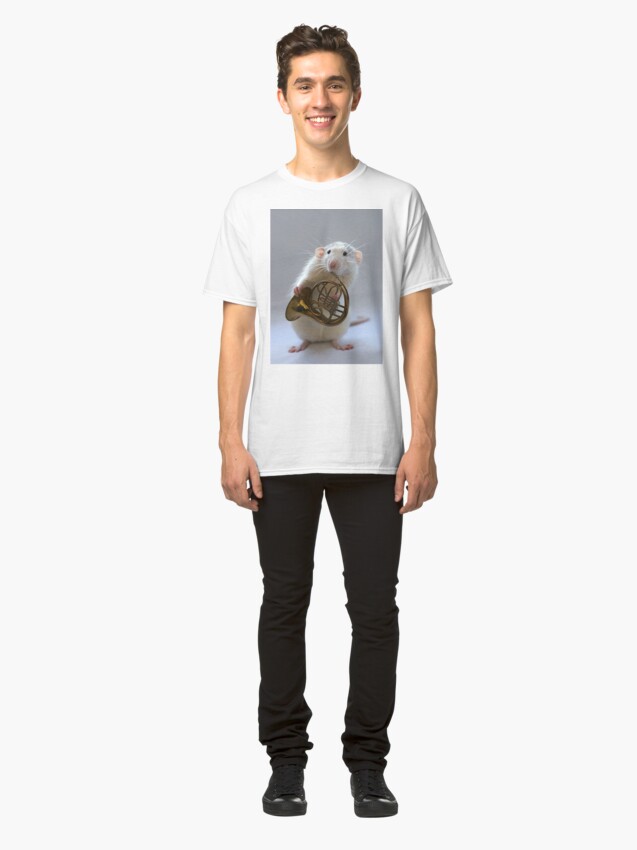 Alternate view of French horn. Classic T-Shirt