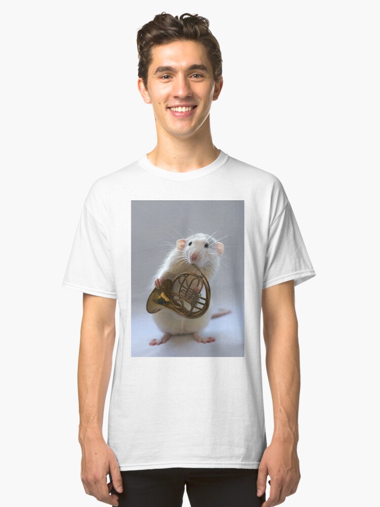 Alternate view of French horn. Classic T-Shirt