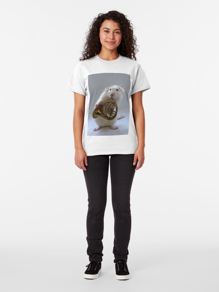 Alternate view of French horn. Classic T-Shirt