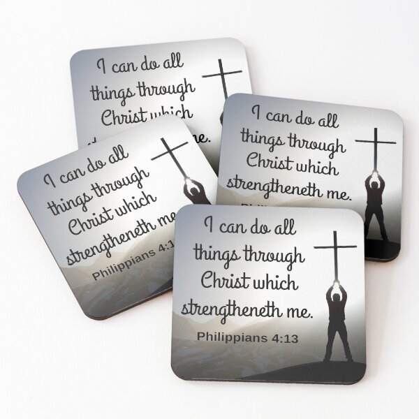 Item preview, Philippians 4:13 KJV designed and sold by Caregiverology.