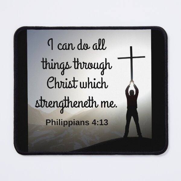 Item preview, Philippians 4:13 KJV designed and sold by Caregiverology.