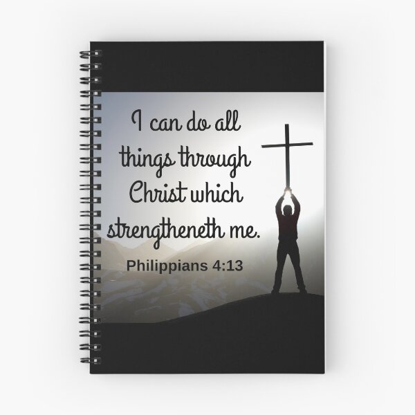 Item preview, Philippians 4:13 KJV designed and sold by Caregiverology.