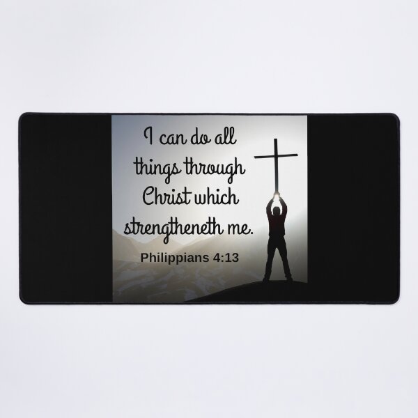 Item preview, Philippians 4:13 KJV designed and sold by Caregiverology.