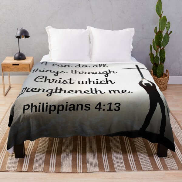 Item preview, Philippians 4:13 KJV designed and sold by Caregiverology.
