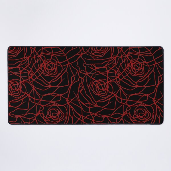 Item preview, Red roses trendy line art pattern designed and sold by cutecrazytshirt.