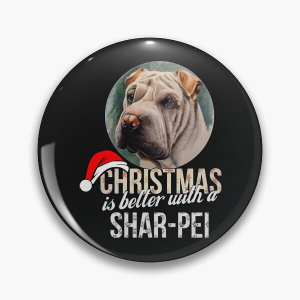 Item preview, Christmas is better with a Shar-pei designed and sold by StarcyWol.