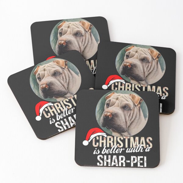 Item preview, Christmas is better with a Shar-pei designed and sold by StarcyWol.