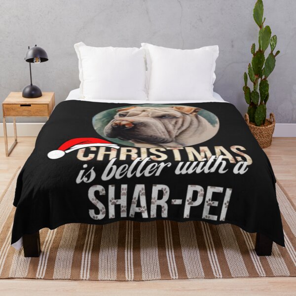 Item preview, Christmas is better with a Shar-pei designed and sold by StarcyWol.