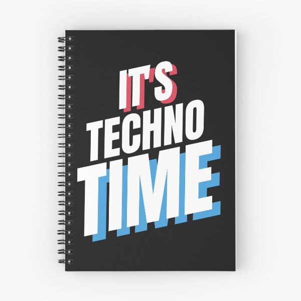 Item preview, it's techno time designed and sold by Artycreative1.