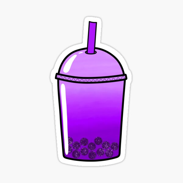 Purple Boba Bubble Tea Drink Sticker For Sale By Ktcreativeside Redbubble 3958