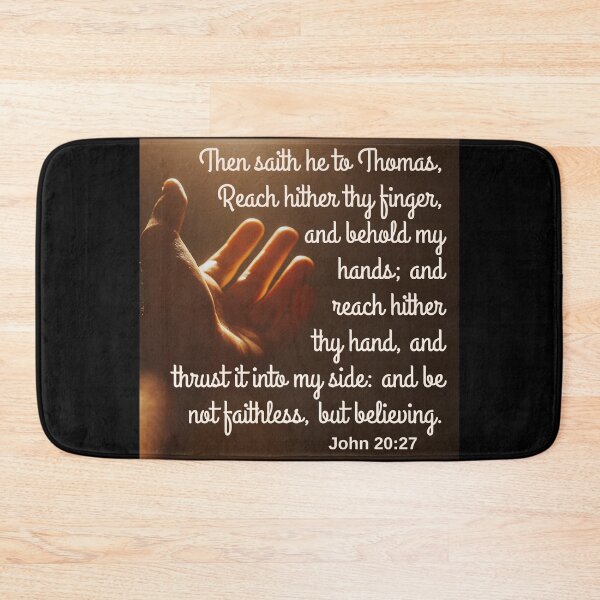 Item preview, John 20:27 KJV designed and sold by Caregiverology.