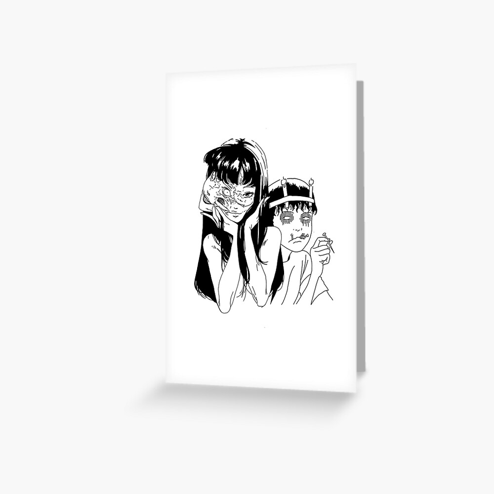 Junji Ito Tomie And Souichi Greeting Card For Sale By Slaurenx