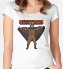 BLYATMAN Tailliertes Rundhals-Shirt