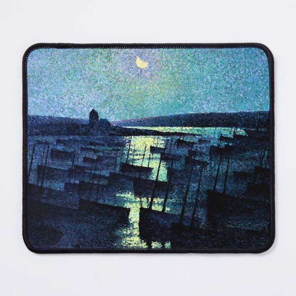 Item preview, Camaret, Moonlight and Fishing Boats, Maximilien Luce, 1893 designed and sold by SEEMUELLER.