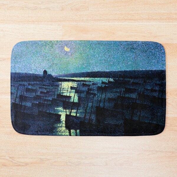 Item preview, Camaret, Moonlight and Fishing Boats, Maximilien Luce, 1893 designed and sold by SEEMUELLER.