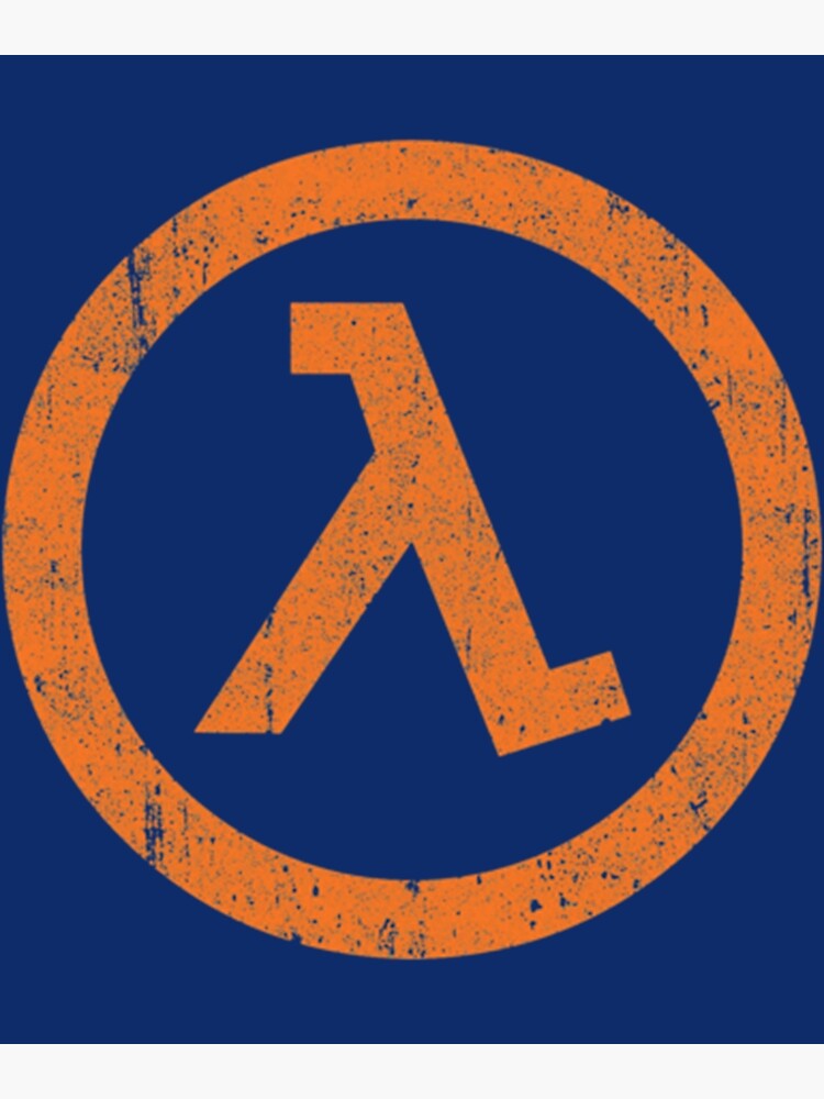 Half Life Lambda Symbol Poster For Sale By Candy Boutique Redbubble 0664